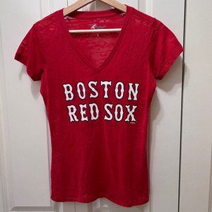 ⚾️ Boston Red Sox Baseball Short Sleeve shirt EUC Small game day Summer